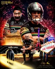 NRL RUGBY PENRITH PANTHERS champion TEAM PLAYER poster, bargain,1