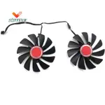 2PCS 95MM FDC10U12S9-C CF1010U12S 冷卻器更換 AMD RADEON RX 580 59