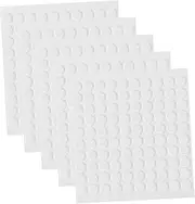 TEHAUX 500 Pack Round Acrylic Adhesive Dots Double-Sided Removable Glue Points for Home Office