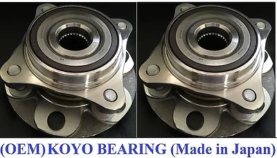 Front Wheel Hub & KOYO Bearing Assembly for LEXUS GX460 (4WD) 2010-2020 (PAIR) (for: Lexus)