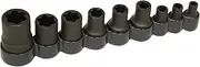Lisle 83100 External Torx Plus Socket Set, 9Pc