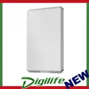 LaCie Mobile Drive 4TB External Portable Hard Drive, Moon Silver