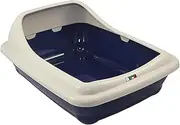 ZEEZ MP3023BL11 Birba Litter Tray, Blue, 56x39x21cm