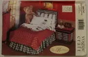 VOGUE 9604 SEWING PATTERN~BEAR BEDROOM FURNITURE SET~ VOGUE BEAR COLLECTION.