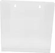 BCOATH Wall Mounted Transparent File Holder Magazine Rack for Office Paper Organization Lightweight Design Space Saving for Home and School