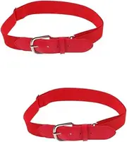 [BESTYASH] Elastic Belt Baseball Belt for Men Sports Decor But Belt Football Girdle Sports Belt Youth Boy Softballs Belt Youth Softballs Belt Softballs Belts for Softball Belt Pu Red