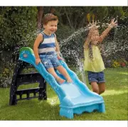 2-in-1 Outdoor Slide/Water Splash Slide
