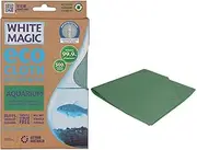 White Magic Aquarium Eco Cloth, 32 x 32 cm, Streak-Free Cleaning for Glass & Acrylic Aquariums, Scratch-Free, Buffs & Polishes, Chemical-Free, Reusable & Machine Washable