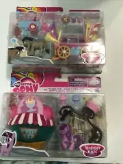 2015 MY LITTLE PONY FRIENDSHIP IS MAGIC -ICE CREAM STAND & THE WELCOME WAGON NEW