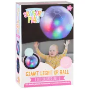 GIANT Light Up Sensory Play Ball Toys With 8 Coloured Led Lights Gift For Kids