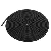 8mm x 8 Meters Foam Weather Stripping Door Seal for Instruments - Black