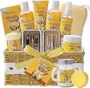 Saint Roy Vanilla Almond Bath & Body Gift Set, 19 Pieces