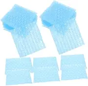 DECOMELODY Bubble Bag Pouches 100pcs Heart Bubble Packaging Pp Material Shock Absorption Mailing Supplies