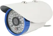 3.6mm Lens 48 LEDs Water Resistant Infrared CCD Camera White