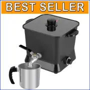 Heavy-Duty Electric Wax Melter 4.5 Qts with Temperature Control & Pouring Pot