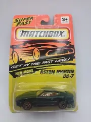 Matchbox 1993 New Model Aston Martin DB-7 #59 Super Fast Green NIB