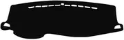 2 Layers Car Inner Dashmat Dash Mat Dashboard Cover, for Hyundai, Solaris 2 Accent Verna 2017 2018 2019 2020 Sun Shade Carpet Auto Dash Board Sun Shield(LHD Black)