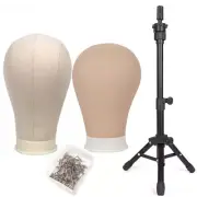 Mannequin Head for Wig Making with T-pins Hats Display Stand Holder