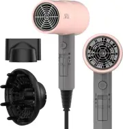 AINA Hair Dryer with Diffuser, Blow Dryer for Women | Advanced Ionic Technology