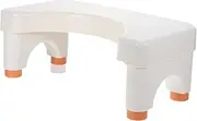 CALLARON Adjustable Bathroom Foot Bench Portable Squat Stool for Natural Bowel Movement Versatile Footrest and Step Stool for Adults Travel Compact Design for