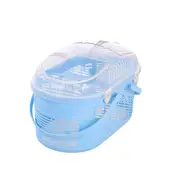 YES4PETS Small Dog Cat Crate Pet Rabbit Guinea Pig Ferret Carrier Cage With Mat-Blue