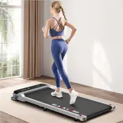 BLACK LORD Treadmill Electric Walking Pad Home Office Gym Fitness Incline MS2 Silver