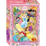 DISNEY迪士尼公主 1000片盒裝拼圖（D）