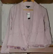 Gap Blush Pink Cardigan Sweater Disc Sequin Size XL 12 Kids Girls NWT *W24