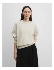 [Country Road] Verified Australian Cotton Heritage Sweat in Pebble