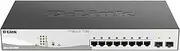D-Link 10-Port Gigabit Smart Managed PoE Switch Including 2 Gigabit SFP Ports 130W PoE Budget - DGS-1210-10MP