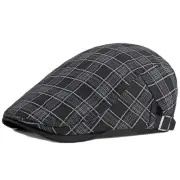 Adjustable Newsboy Hats for Men Flat Cap Ivy Gatsby Cabbie Beret Hat