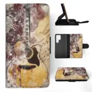 FLIP CASE FOR SAMSUNG GALAXY|MUSIC MUSICAL GUITAR 3