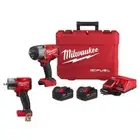 Milwaukee Impact Wrench Kit 1/2" High Torque + Impact Wrench 3/8" 18V Brushless