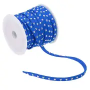32.8ft Studded Faux Suede Cord Rope for Jewelry Making, Blue Silver