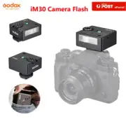 Godox iM30 Mini Flash Speedlite Single-Contact Hotshoe GN15 6500K for Camera