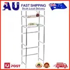 Durable Bathroom Storage Rack 165x53cm 3-Tier Laundry Organizer Shelf