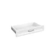 ClosetMaid Style+ Drawer Kit 4.92"H x 24.8"W Soft-Close Glides w/ Handle White