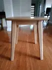 4PCS SOLID WOOD TIMBER SIDE TABLE