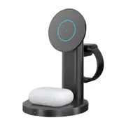 C24 15W 3-in-1 Smart Induction Wireless Charger for Iphone Watch Headphones