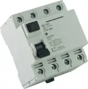 RCD - 4 Pole 63A Residual Current Device Din Rail Mount