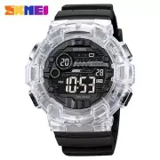 SKMEI Men Digital Watch Boy Girl Wristwatch Sport Watches Transparent Wristwatch