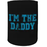 Alcohol Stubby Holder - Im The Daddy Dad Father - Funny Novelty Birthday Gift Joke Beer Can Bottle
