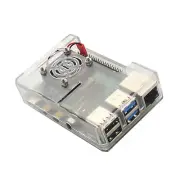 Enclosure ABS Case Cooling Fan Aluminum Heatsink Repair For Raspberry Pi 4B