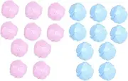 60Pcs Transparent Ear Covers for Hair Dyeing Ear Protectors for Hair Treatments and Bathing Lightweight Earmuffs for Home and Salon Use