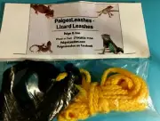 Bearded Dragon Medium HARNESS LEASH Adjst Reptile Lizard Gecko Pet PaigesLeashes