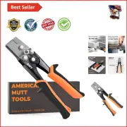 Durable Alloy Steel Snap Lock Crimper for Gutter Installation - Limited Warranty