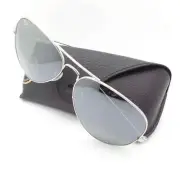 Ray Ban Aviator 3025 003/40 Silver Sunglasses New AUTHENTIC
