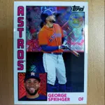 2019 TOPPS '84 SILVER PACK CHROME 藍鳥隊 GEORGE SPRINGER  閃亮特卡