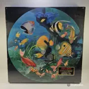 NEW vntg Springbok Round Puzzle Undersea Enchantment Tropical Fish Reef SEALED