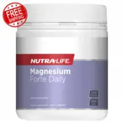 Nutra Life Magnesium Forte Daily 400 Mg High-Strength One-A-Day 200 Capsules